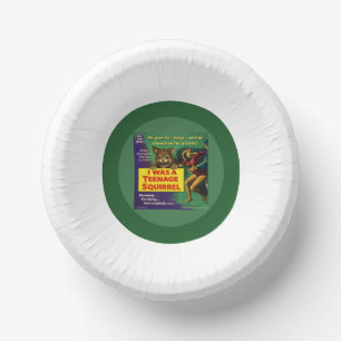 I Was a Teenage Squirrel Parody Paper Plate
