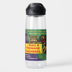 I Was a Teenage Squirrel Parody Water Bottle