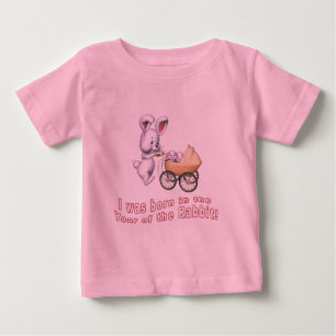 I Was Born in the Year of the Rabbit T shirts