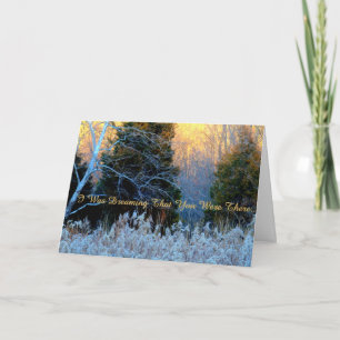 I Was Dreaming... Card