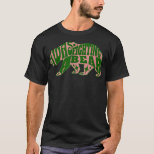 I Was Fighting A Bear Funny Bear Text T-Shirt