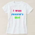 I was Jessie's Girl 80's Party Shirt<br><div class="desc">Show your love of the 1980's with this bright and colourful "I was Jessie's girl" t-shirt.  Great for a 80's party!</div>