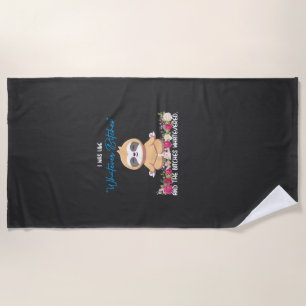 I Was Like Whatever Tee Sloth Yoga Meditating Slot Beach Towel