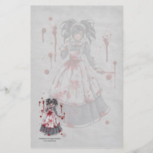I Was Maid For You Gothic Stationery