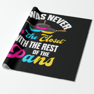 I Was Never In The Closet In The Cupboard LGBT Wrapping Paper