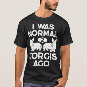 I Was Normal 2 Corgis Ago Dog Men Women Premium T-Shirt