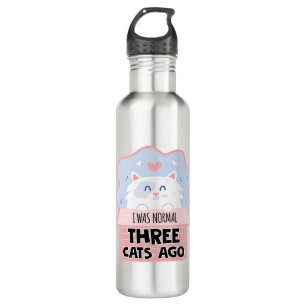 I Was Normal Three Cats Ago 710 Ml Water Bottle