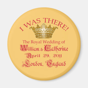 I Was There at the Royal Wedding Tshirts Magnet