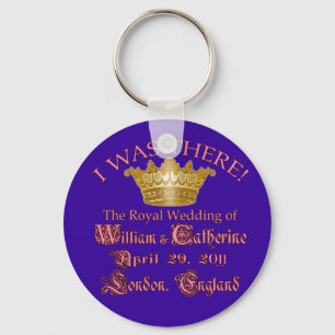 I Was There  Royal Wedding Memorabilia Key Ring