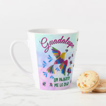 "I was told by a bird" editable small cup