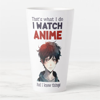 i watch Anime Latte Mug