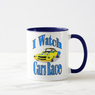 I Watch Cars Race Mug