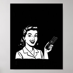 I Watch Murder Shows To Relax Funny Retro True Cri Poster