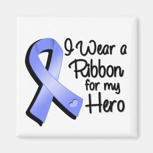 I Wear a Periwinkle Ribbon For My Hero Magnet