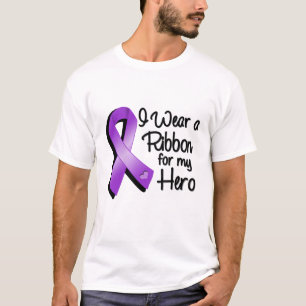 I Wear a Purple Ribbon For My Hero T-Shirt