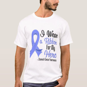 I Wear a Ribbon For My Hero - Stomach Cancer T-Shirt