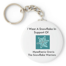 I wear a Snowflake/Myasthenia Gravis Awareness