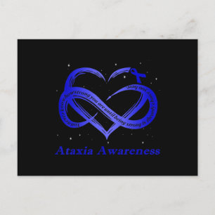 I Wear Blue For Ataxia Awareness Warrior T-Shirt11 Postcard