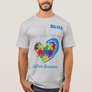 I Wear Blue For Autism Awareness Family Matching T T-Shirt