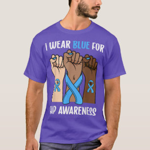 I Wear Blue For Familial Adenomatous Polyposis Awa T-Shirt