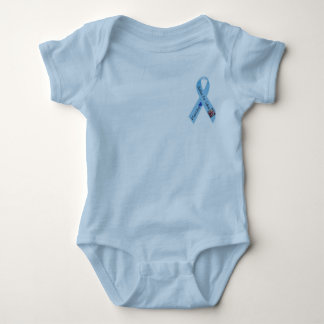 I wear blue for Lukas Baby Bodysuit