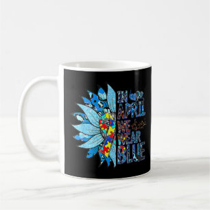 I Wear Blue For My Brother Autism Awareness Kids S Coffee Mug