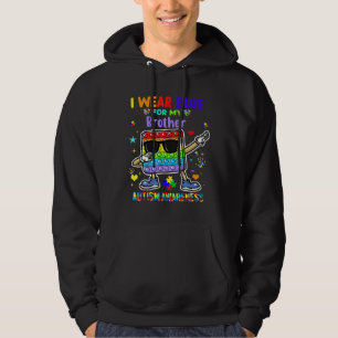 I Wear Blue For My Brother Autism Awareness Month  Hoodie