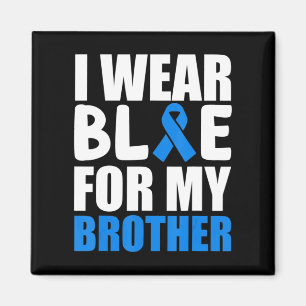 I Wear Blue For My Brother shirt Autism Awareness Magnet