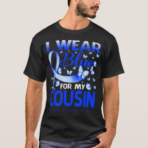 I Wear Blue For My COUSIN Huntington's Disease Awa T-Shirt
