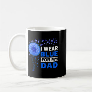 I Wear Blue For My Dad Diabetes Awareness Artwork Coffee Mug