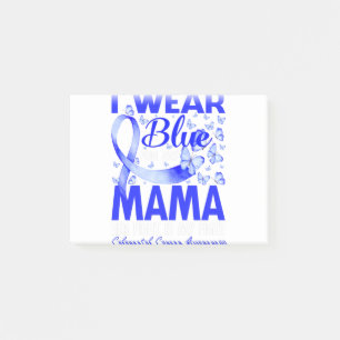 I Wear Blue For My Mama Colourectal Cancer Post-it Notes