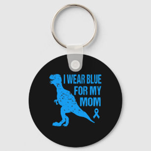 I Wear Blue For My Mum Diabetes Awareness Toddler Key Ring