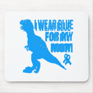I Wear Blue For My Mum Diabetes Awareness Toddler Mouse Pad