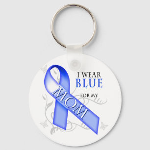 I Wear Blue for my Mum Key Ring