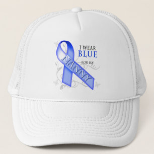 I Wear Blue for my Nanny Trucker Hat
