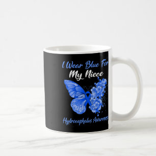 I Wear Blue For My Niece Hydrocephalus Warrior Coffee Mug
