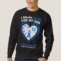 I Wear Blue For My Son Juvenile Arthritis Awarenes