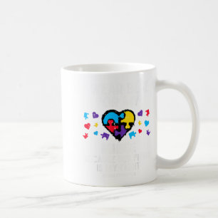 I Wear Blue For Niece Fight Autism Awareness Aunt Coffee Mug