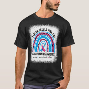 I Wear Blue & Pink For Pregnancy Infant Loss Aware T-Shirt