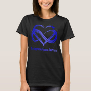 I Wear Bule For Huntington's Disease Warrior T-Shirt