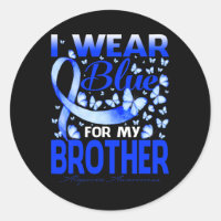I Wear Bule For My Brother Alopecia Awareness 