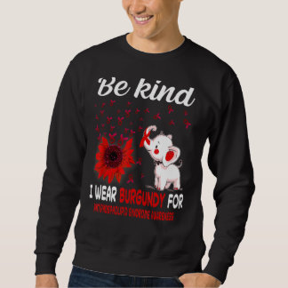 I Wear Burgundy Antiphospholipid Syndrome Awarenes Sweatshirt