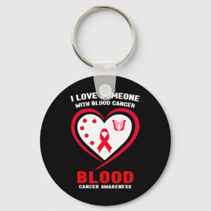 I Wear Burgundy Aunt Multiple Myeloma Awareness Bl Key Ring