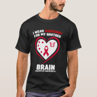 I Wear Burgundy for My Brother Brain Aneurysm Awar