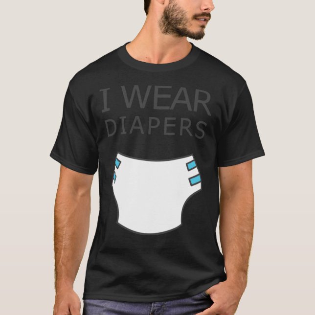 I wear diapers Essential T-shirt (Front)