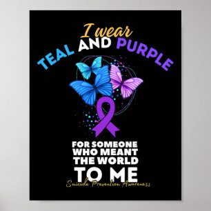 I Wear For Someone Who Meant World Mental Health A Poster