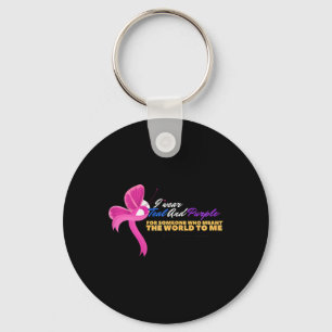 I Wear For Someone Who Meant World Suicide Prevent Key Ring