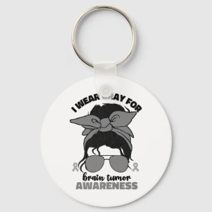 I Wear Gary For Brain Tumour Awareness Month For W Key Ring