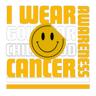 I Wear Gold For Childhood Cancer Awareness T-Shirt
