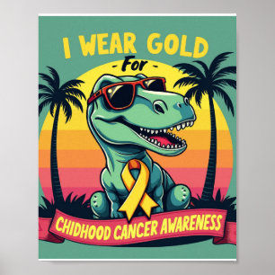 I WEAR GOLD POSTER